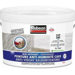 Brico Rubson Coating Vochtige Keldermuren Wit 5L- Primers