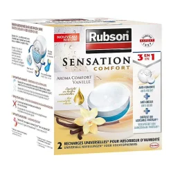 Luchtontvochtigers|Brico Rubson Navullingen Vochtopnemer Sensatie Vanille 2X300Gr
