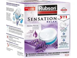 Luchtontvochtigers|Brico Rubson Navullingen Vochtopnemer Sensatie Lavendel 2X300Gr