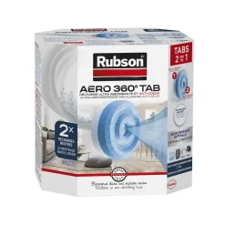 Luchtontvochtigers|Brico Rubson Navullingen Vochtopnemer Aero360 Neutraal 2 Stuks