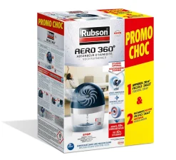 Luchtontvochtigers|Brico Rubson Vochtopnemer Aero 360° 20M² + 1 Tab Extra Neutraal