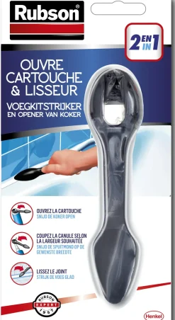 Brico Rubson Voegkitstrijker En Opener Van Koker 2-In-1- Voegkitten