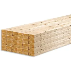 Timmerhout|Brico Ruw Hout Witte Noorse Den 210 X 4,8 X 2,2 Cm - 10 Stuks