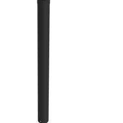 Brico Saninstal Kachelpijp O80Mmx100Cm Zwart Geemailleerd Staal