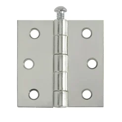 Brico Scharnier Met Stalen Pen 63X63Mm Gegalvaniseerd 2 Stuks- Hoek- & Ankerwerk