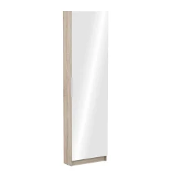 Meubelen|Brico Schoenenkast Met Spiegeldeur Wit 173X50Cm