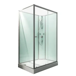 Douchecabines|Brico Schulte Complete Cabine - Schuifdeur - 90X140 - Rechts - Ibiza