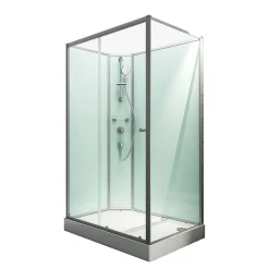 Douchecabines|Brico Schulte Complete Cabine - Schuifdeur - 120X90 - Links - Ibiza
