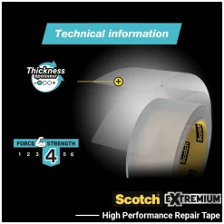 Brico Scotch™ Extremium Transparant Uv-Bestendig Niet Vergelend Tape 25Mx48Mm- Technische Tape