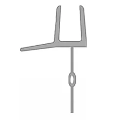 Douchedeuren|Brico Sealskin 105 Transparante Lekstrip Voor Onder De Deur