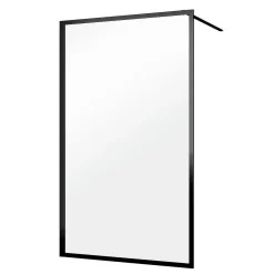 Douchewanden & Inloopdouches|Brico Sealskin Contour Inloopdouche Type A3 118X200Cm Zwart| 6Mm Helder Veiligheidsglas