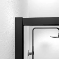 Douchewanden & Inloopdouches|Brico Sealskin Contour Inloopdouche Type A3 118X200Cm Zwart| 6Mm Helder Veiligheidsglas