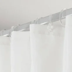 Douchegordijnen|Brico Sealskin Douchegordijn Flow 180X200Cm Polyester Zwart/ Wit