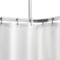Douchegordijnstangen|Brico Sealskin Easy Roll Douchegordijnstangset 90X90X90Cm Mat Aluminium