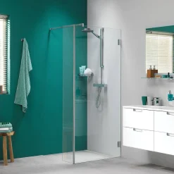 Douchewanden & Inloopdouches|Brico Sealskin I Am Inloopdouche Walk In Type A1 100X30Cm Rvs (Look) | 8Mm Helder Veiligheidsglas + Antikalk