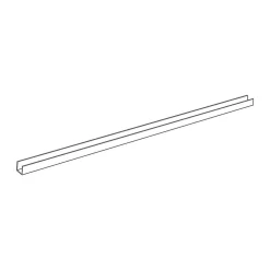 Douchedeuren|Brico Sealskin I Am Vloerprofiel 150Cm Rvs