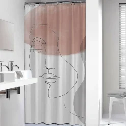 Douchegordijnen|Brico Sealskin Made Douchegordijn 180X200 Cm Polyester Meerkleurig