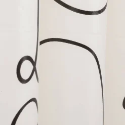 Douchegordijnen|Brico Sealskin Mind Douchegordijn 180X200 Cm Peva Zwart / Wit