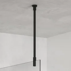 Douchewanden & Inloopdouches|Brico Sealskin Plafondsteun 80Cm Universeel Mat Zwart