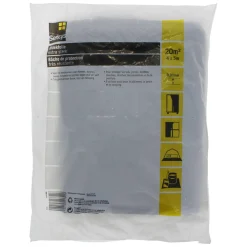 Bouwfolie|Brico Sencys Afdekfolie Extra Sterk Zwart 4X5M