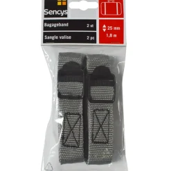 Brico Sencys Bagageriem Multi 25Mm 1,8M 2 Stuks- Spanbanden