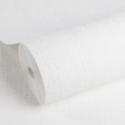 Brico Sencys Overschilderbaar Vliesbehang Texture Wit- Vliesbehang