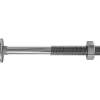Brico Sencys Platte Kop Bout Gegalvaniseerd Staal M8 X 100 Mm - 4 Stuks- Bouten