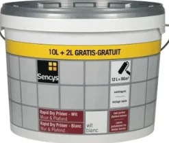 Brico Sencys Primer Muur En Plafond 'Rapid Dry' Wit 12 L- Primers