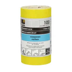 Brico Sencys Rol Schuurpapier Geel A/O 115Mm X 5M P100- Schuurpapier