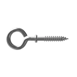 Brico Sencys Schroefoog Met Kraag Wit 6 X 45 Mm - 4 Stuks- Ringen