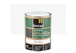 Brico Sencys Tuinhoutbeits Dekkend Zijdeglans Ral9016 2,5L- Beits