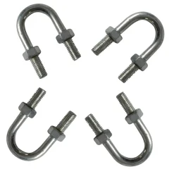 Brico Sencys U-Bout M5 Staal Grijs 34Mm 4St- Moeren