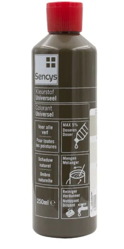 Brico Sencys Universele Verfkleurstof Omber Naturel 250Ml- Decoratieve Verf