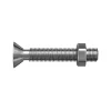 Brico Sencys Verzonken Kop Bout Gegalvaniseerd Staal M4 X 12 Mm - 20 Stuks- Bouten