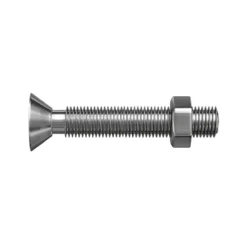 Brico Sencys Verzonken Kop Bout Gegalvaniseerd Staal M6 X 60 Mm - 5 Stuks- Bouten