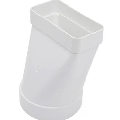 Luchtafvoer|Brico Sencys Vlakkanaal 204X60Mm Verloop Recht O125Mm Kunststof