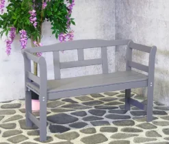 Brico Sens-Line Friesen Tuinbank - Hout - Grijs- Tuinbanken