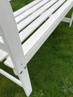 Brico Sens-Line Friesen Tuinbank - Hout - Wit- Tuinbanken