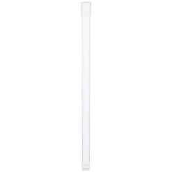 Douchegordijnstangen|Brico Shi Plafondsteun Ovaal 60Cm Wit