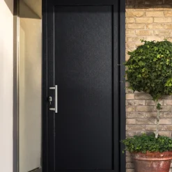 Brico Solid Buitendeur Esterno E02 Vol Paneel Antraciet Links 98X218Cm- Voordeuren