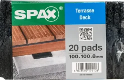 Brico Spax Isolatiepads Terras 10X10X0,8Cm 20St- Tuinbeslag & Terrasschroeven