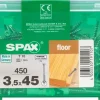 Brico Spax Parketschoef 'T-Star' Wirox 3.5X45Mm 450 Stuks- Schroeven
