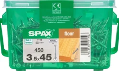 Brico Spax Parketschoef 'T-Star' Wirox 3.5X45Mm 450 Stuks- Schroeven