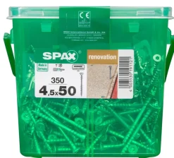 Brico Spax Renovatieschroef 'T-Star' Wirox 4.5X50Mm 350 Stuks- Schroeven