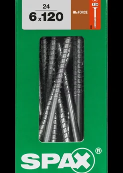 Brico Spax Schroef 'Hi.Force' Wirox 6X120Mm 24 Stuks- Schroeven