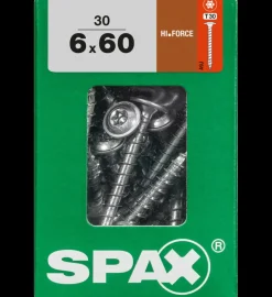 Brico Spax Schroef 'Hi.Force' Wirox 6X60Mm 30 Stuks- Schroeven