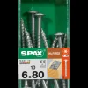Brico Spax Schroef 'Hi.Force' Wirox 6X80Mm 10 Stuks- Schroeven