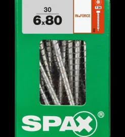 Brico Spax Schroef In.Force Wirox 6X80Mm 30 Stuks- Schroeven