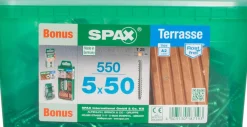 Brico Spax Terrasschroef A2 Rvs 50X5Mm 550St- Tuinbeslag & Terrasschroeven