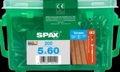 Brico Spax Terrasschroef A2 Rvs 60X5Mm 200St- Tuinbeslag & Terrasschroeven